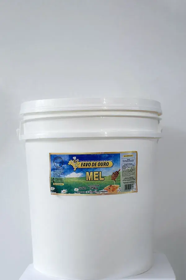 Comprar Balde de Mel 25kg - Apiário Favo de Ouro