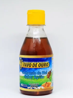 Comprar Composto de Mel Sabor Agrião 280g - Apiário Favo de Ouro