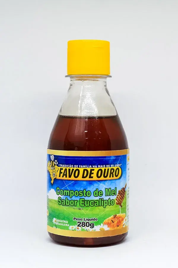 Comprar Composto de Mel Sabor Eucalipto 280g - Apiário Favo de Ouro