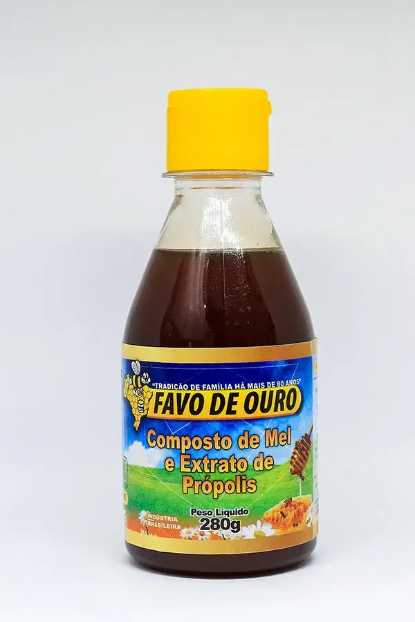 Comprar Composto de Mel e Extrato de Própolis 280g - Apiário Favo de Ouro