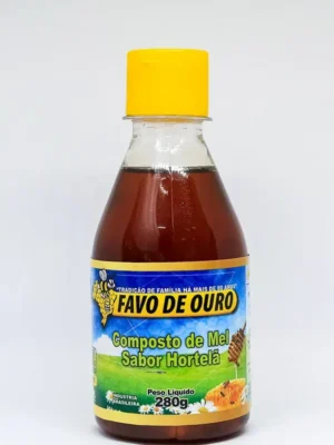 Comprar Composto de Mel Sabor Hortelã 280g - Apiário Favo de Ouro