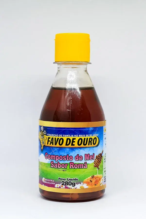 Comprar Composto de Mel Sabor Romã 280g - Apiário Favo de Ouro