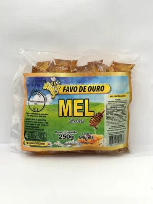 Comprar Pacote de Mel em Sachet - 250g - Apiário Favo de Ouro