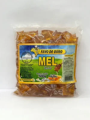 Comprar Pacote de Mel em Sachet - 500g - Apiário Favo de Ouro